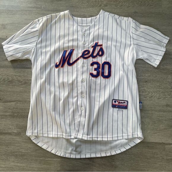 Michael Conforto #30 New York Mets MLB Majestic Cool Base Jersey Men's 2XL XXL - Picture 1 of 5